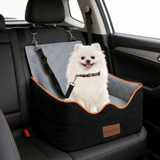 Dog Car Seat Pet Car Booster Safety Seat for medium Dog up to 35lbs Black