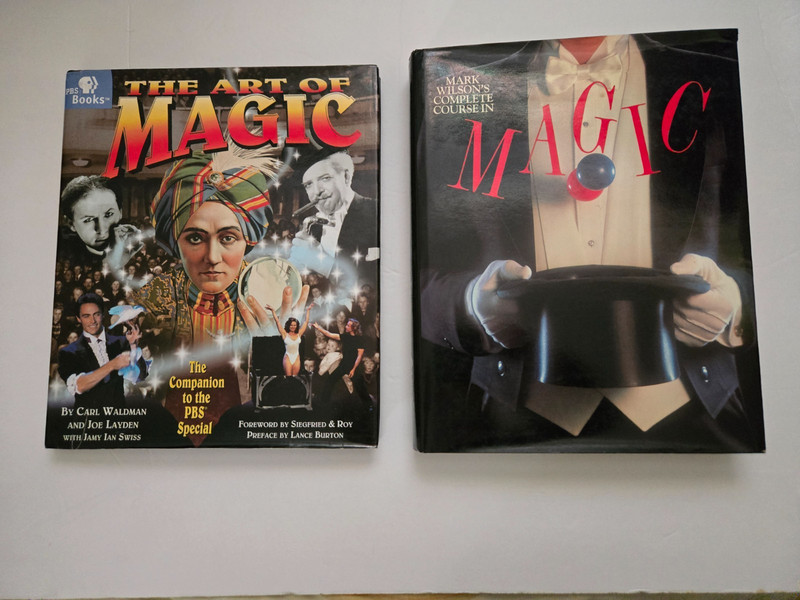 2 book lot, The Art Of Magic and The Mark Wilson Course in Magic