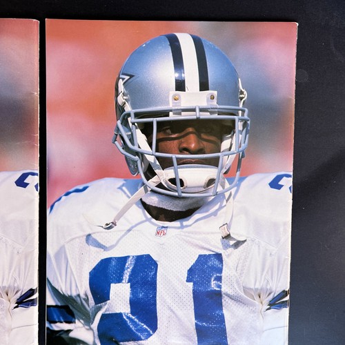 1993 Dallas Cowboys Game day Card Sheet A & 1996 Beckett Tribute Magazines x2 - Picture 5 of 9