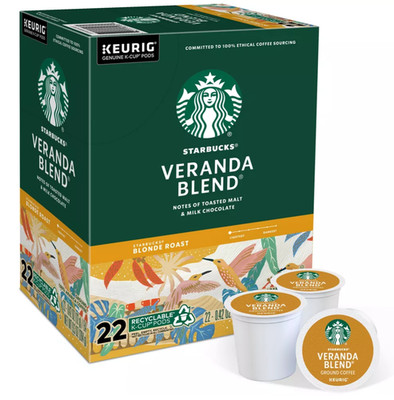 Veranda Blend  Coffee,22 Count, Ships Free from US