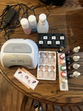 Gelish 18G Classic LED Light Professional Nail Curing Lamp, Gel Polish, Extras