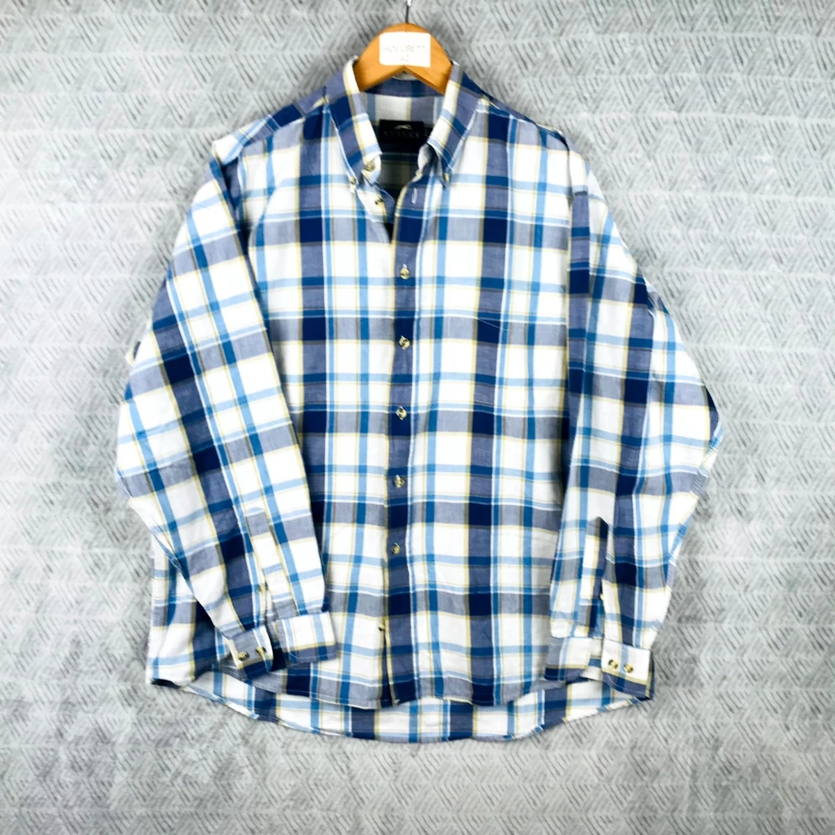 Chemise De Pêche Habit Ventilée Homme 2XL Bleu à Carreaux - Légère Et Manches Longues