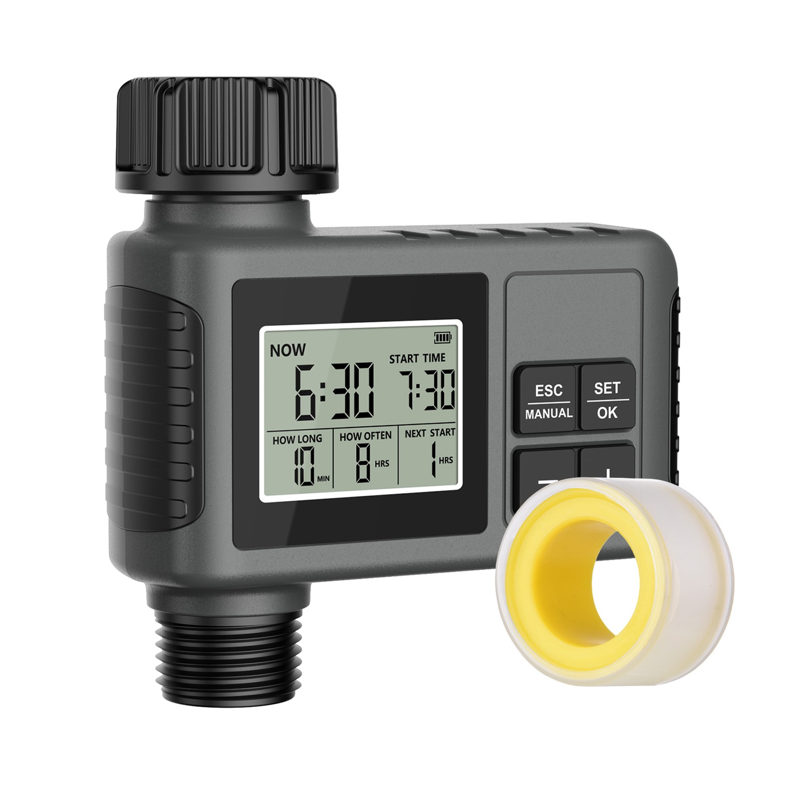 Garden Water Timer Outdoor Programmable Sprinkler For Efficient Irrigation