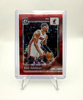 Panini 2024-25 Donruss Optic Bam Adebayo Heat #212 Red Seismic Prizm /149