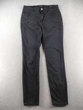 Buffalo David Bitton Women's Pants Black Hope Straight Stretch Skinny 29"x29.5"