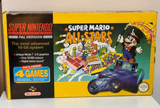 SNES Super Nintendo Entertainment System PAL Super Mario All Stars Edition Boxed