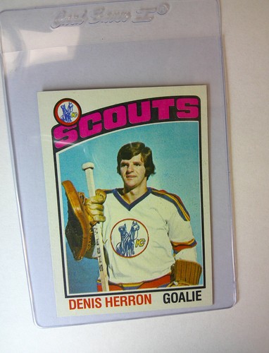 1976-77 Topps Denis Herron #55 - MINT - PACK FRESH 🔥