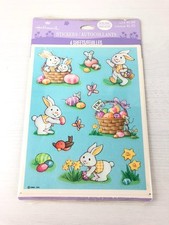 Vintage Hallmark Stickers - Easter Stickers - 4 Sheets - Brand New