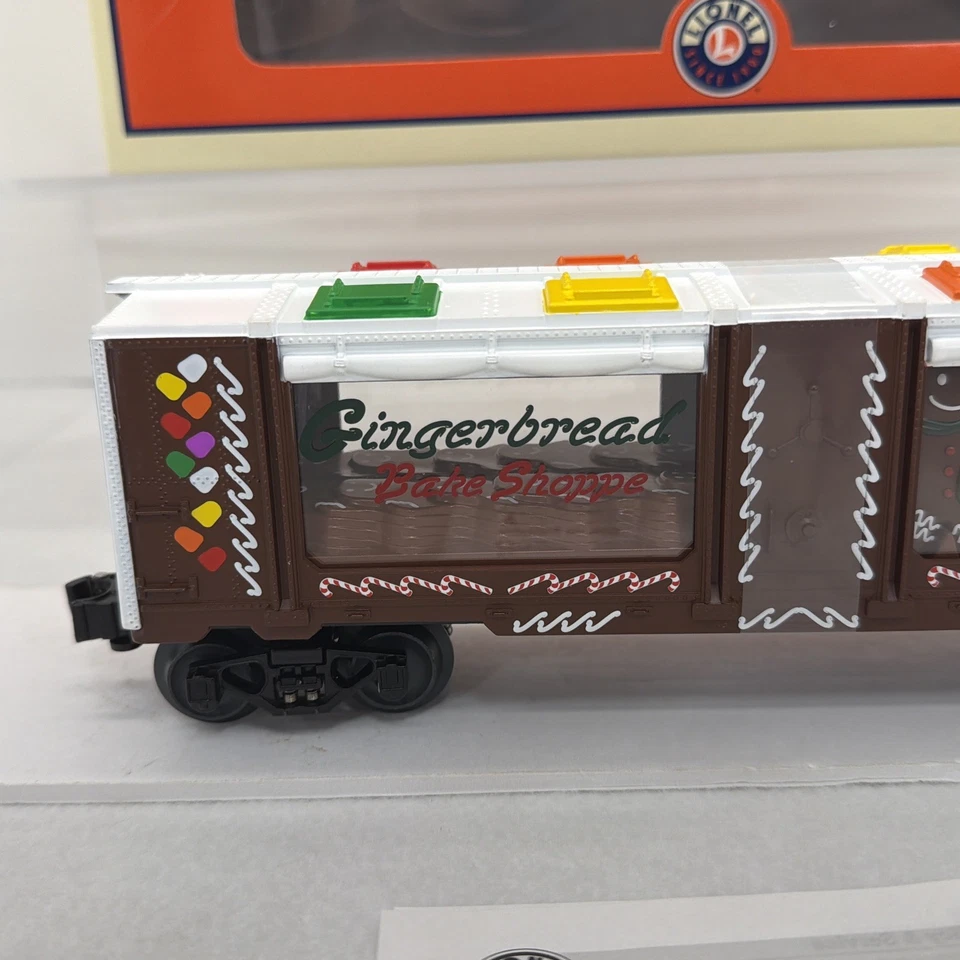 Lionel 6-29647 Christmas Gingerbread Man Lighted Mint Car O Gauge New - Image 4 of 4