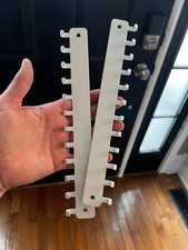 Necklace Holder - Hanging Jewelry Organizer, Self-Adhesive, Wall Mount, 2 Pack