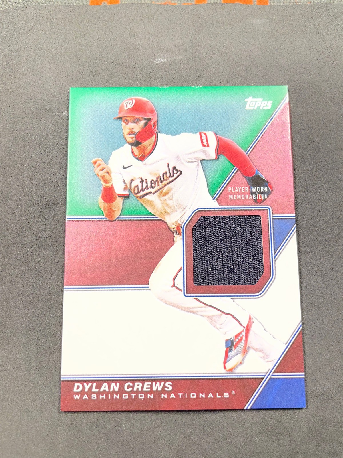 2026 Topps #MLM2-DC Dylan Crews Major League Materials Relics Green /99