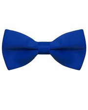 Black Bow Ties for Men Solid Color Bowties Mens Pre-Tied Adjustable Bow Blue