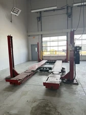 High Capacity HunterL451 4 Post Alignment Lift – Includ Rolling Jacks/Turnplates