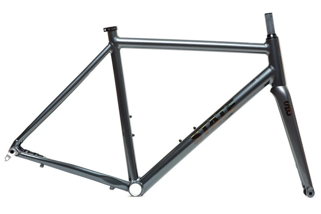 State Undefeated Disc Road Aluminum Frame & Fork Set Graphit