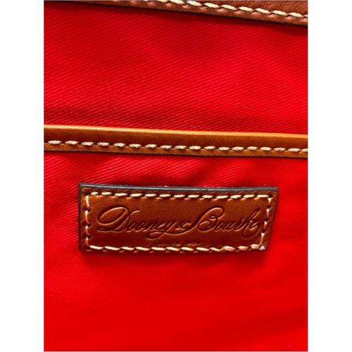Dooney & Bourke Turquoise Tote with Brown leather Straps - Picture 8 of 16
