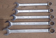 MINT! Wright Tools 5pc SAE Combination Wrench...