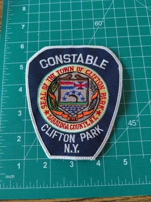 Town Of Clifton Park Saratoga County Constable Shoulder Patch