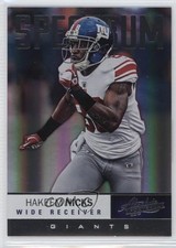 2012 Panini Absolute Spectrum Silver 17/50 Hakeem Nicks #67 2a8