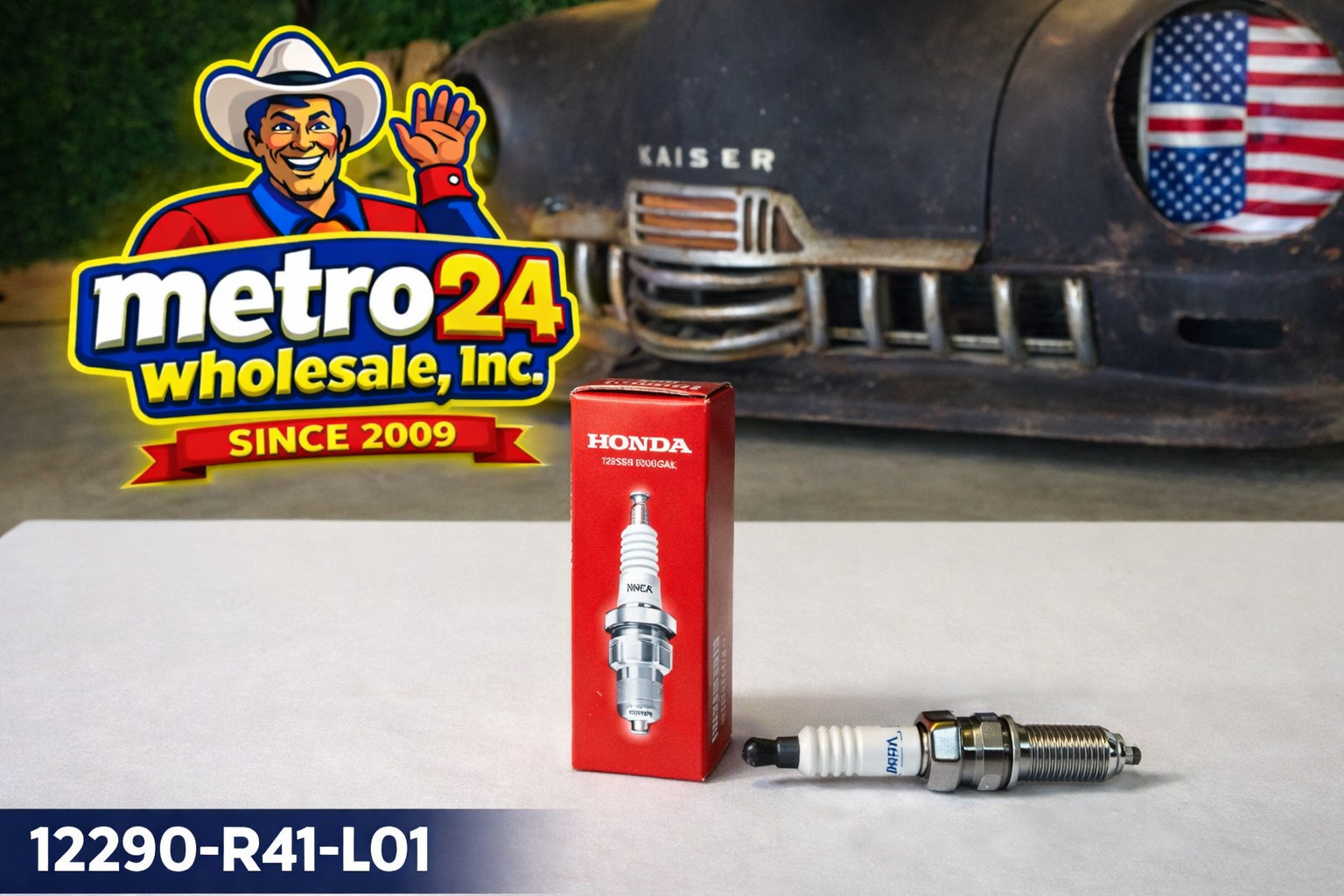 1 12290-R41-L01 Genuine OEM Honda Acura Spark Plug - same as dealer