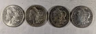 LOT OF 3 1921 D 1 1921 S MORGAN SILVER DOLLARS #70