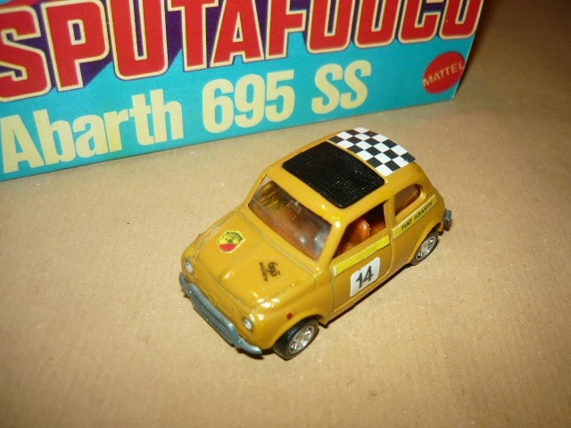 MATTEL MEBETOYS FIAT ABARTH 695 SS AUTOMODELLO SCALA 1/43 FREE REPROBOX - Immagine 2 di 4