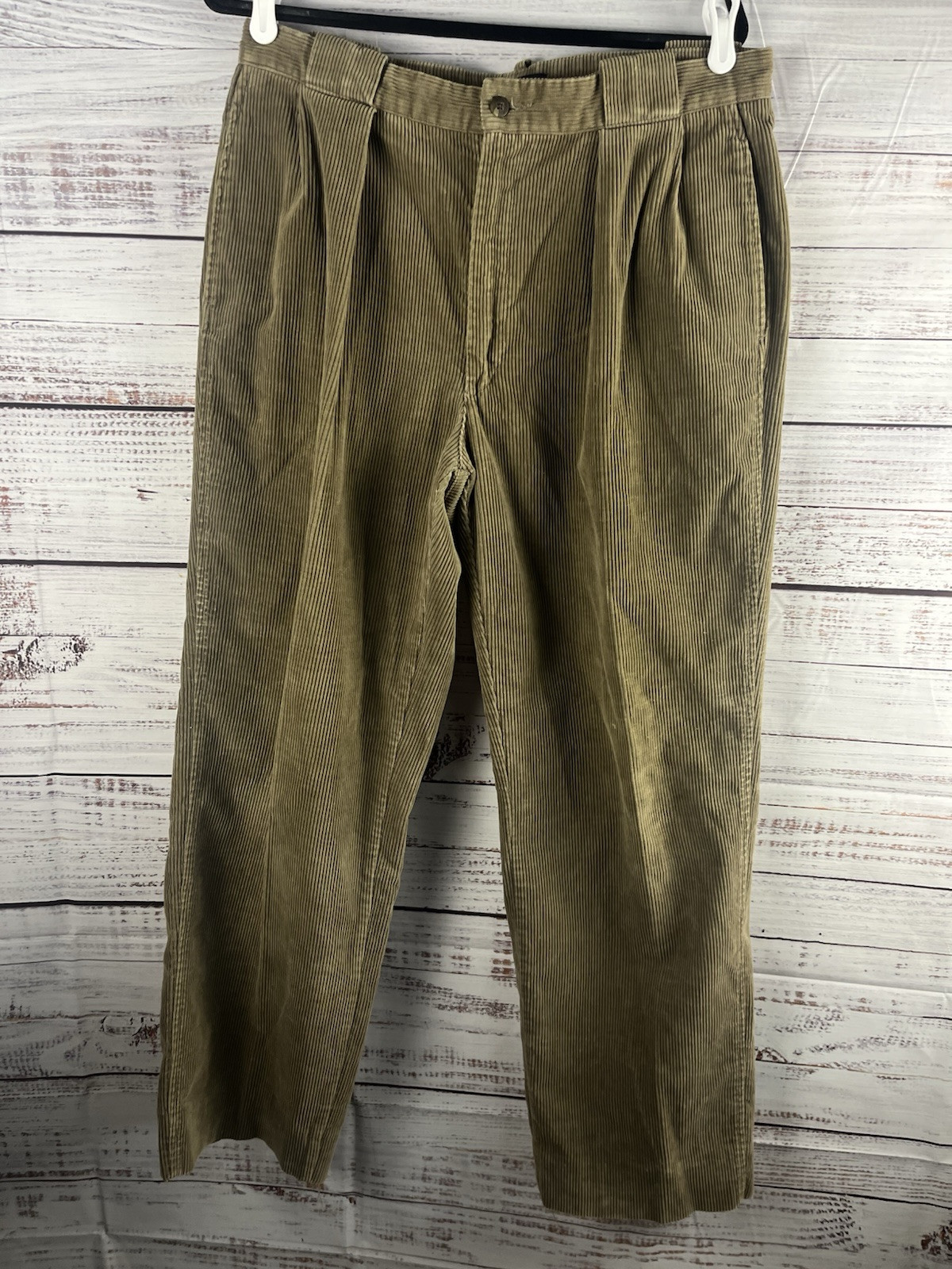 Polo Ralph Lauren Brown Corduroy Pants Classic Fit Mens Size W 36 L 36