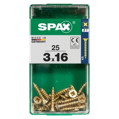 Spax Universalschrauben 3.0 x 16 mm PZ 1 - 25 Stk.  Schraube