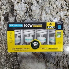 Feit Electric Conserv-Energy 100w Equivalent CFL 23W Light Bulb 4-pack Soft 