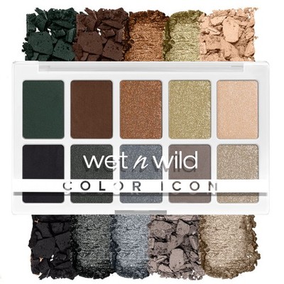 Lidschatten Palette 10-Pan Wet n Wild Color Icon hochpigmentiert Lights Off