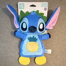 Disney Baby Stitch Sensory Plush Blanky Lovey, Small 6-14 in, 0 