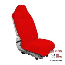 Waterproof Sweat Towel Car Seat Cover Sweatproof Non-slip Auto Seat Cover Red