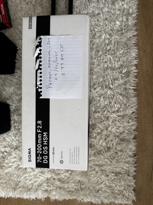 Sigma 70-200mm f/2.8 DG HSM OS Sports Lens (Canon EF Mount)