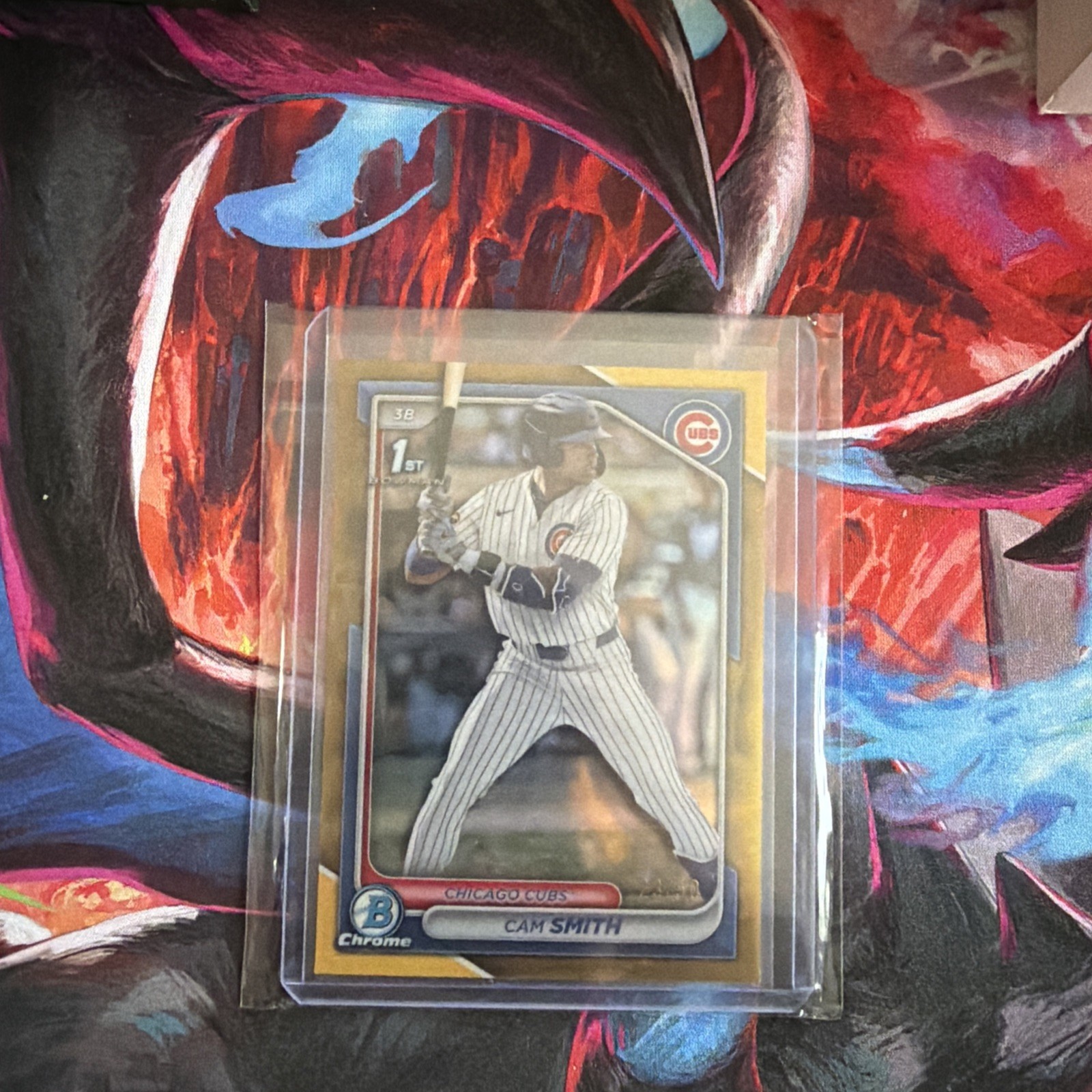 2024 Bowman Draft Chrome Cam Smith 1st Bowman True Gold Refractor /50