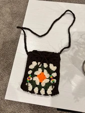Handmade Cell Phone Bag  Crocheted