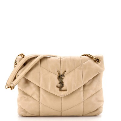 Saint Laurent Loulou Puffer Shoulder Bag Quilted Leather Medium