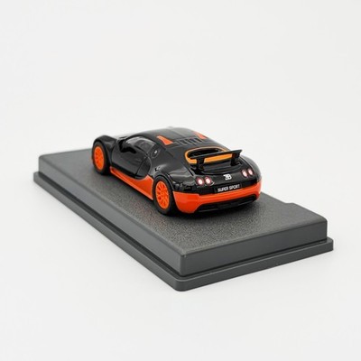 AUTOart: Bugatti EB 16.4 Veyron (Frank Furt 2001) - Black/Red (20901) im 1:64 ma