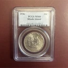 1936 Rhode Island Commemorative Half Dollar — photo from another recent sale