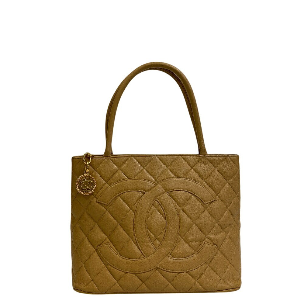 CHANEL Reprint Matelasse Tote Bag Brand Shoulder Stylish Laptop Beige
