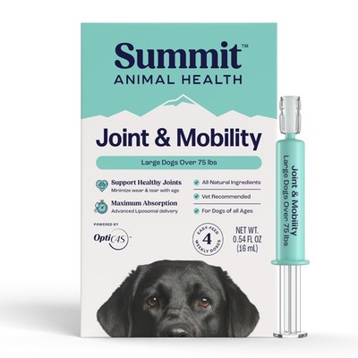 Dog Joint Supplement Liquid Chondroitin Large Dogs 75lbs Summit Canine Mobility