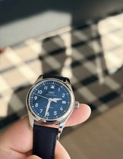 IWC Mark Pilot Blue Dial Stainless Steel 36mm Automatic Men’s Watch IW324008 5