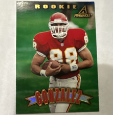 Pinnacle 1997 Tony Gonzalez Rookie #163 Kansas City Chiefs NFL Football Card. rookie card picture