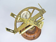 Graphometer Kompass aus nautischer Sammlung