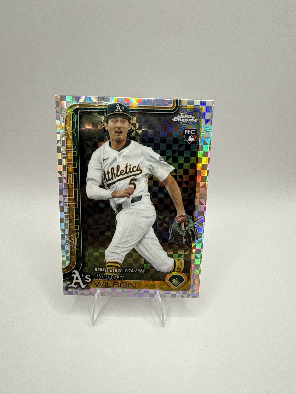 2025 Topps Chrome - Jacob Wilson #96 X-Fractor (RC)