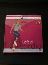 McDonalds 15 Minute Workouts, Vol. 2: Cardio DVD, 2006 Sealed