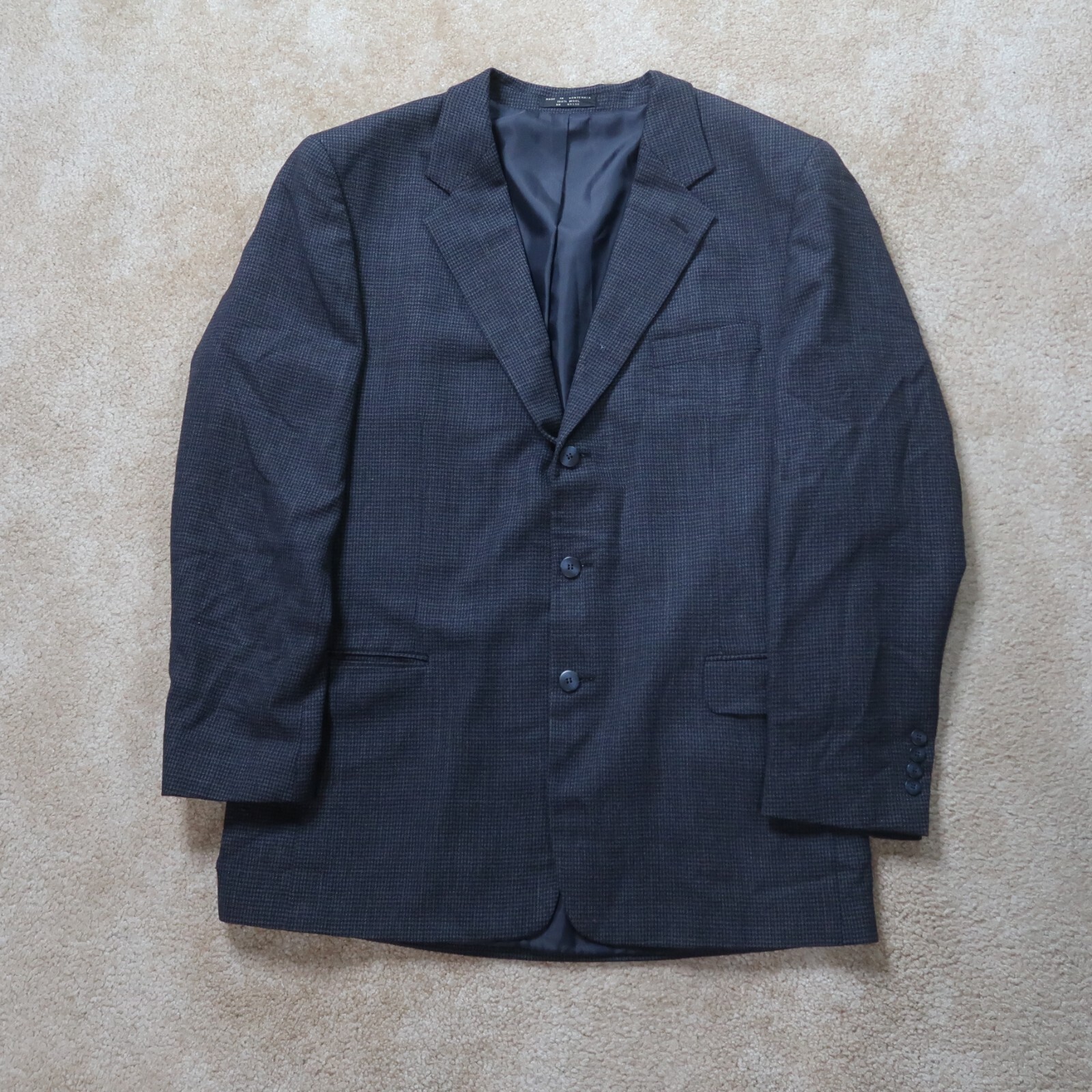 Marshall Fields Three Button Wool Blazer Men's 44… - image 1
