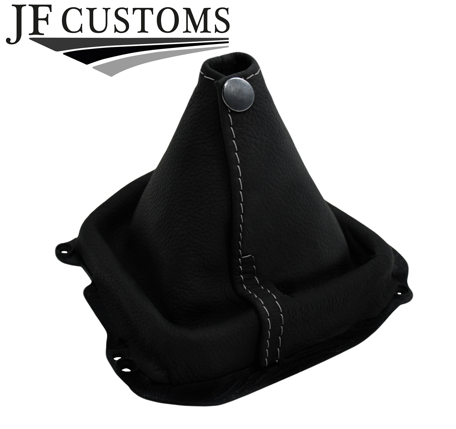Szary obwód szwu Skórzany Gaiter + plastikowa rama do Ssangyong Tivoli 15-21 Darmowa wysyłka, obfite
