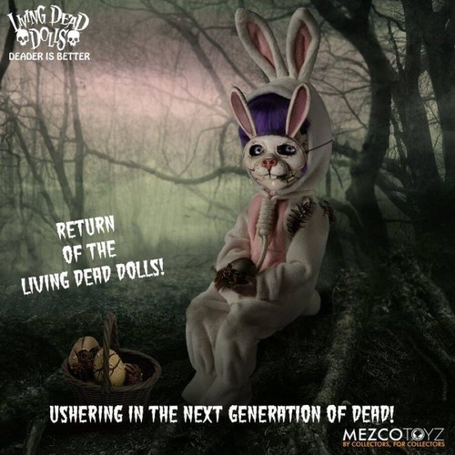 NEW! Mezco Toyz Living Dead Dolls Return of the Living Dead Dolls Eggzorcist Dol - Picture 4 of 11