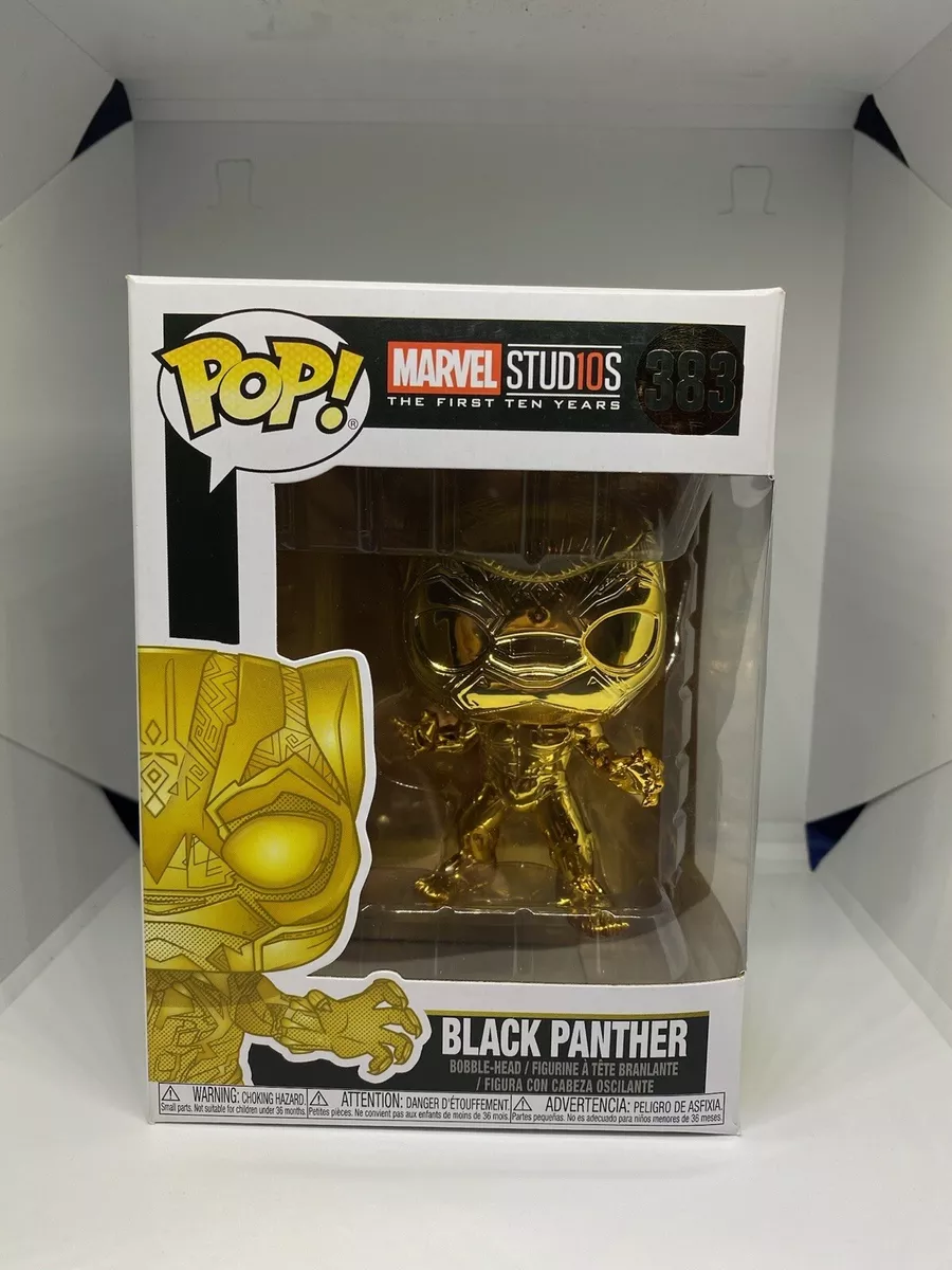 Funko POP! Marvel Studios First 10 Years: Black Panther Gold