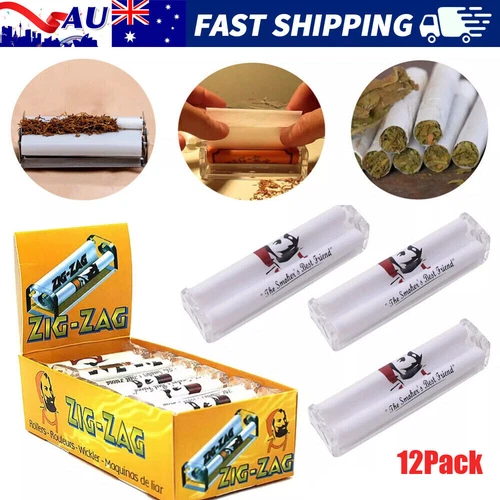 12Pack of Zig Zag hand Cigarette Tobacco Rolling Machine Zigzag Roller AU - Picture 1 of 10