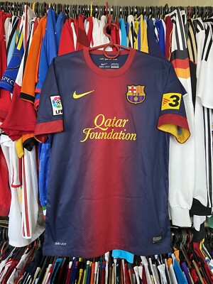 Maillot Domicile FC Barcelone 2012/2013 Nike Abidal - Neuf Avec étiquettes